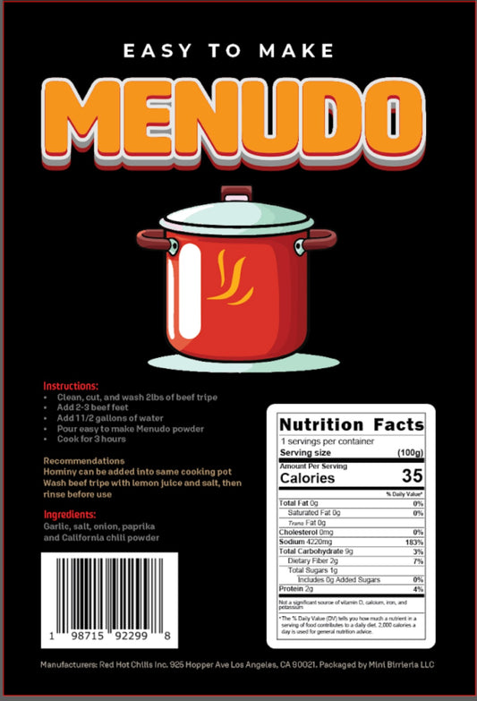 Easy to make Menudo